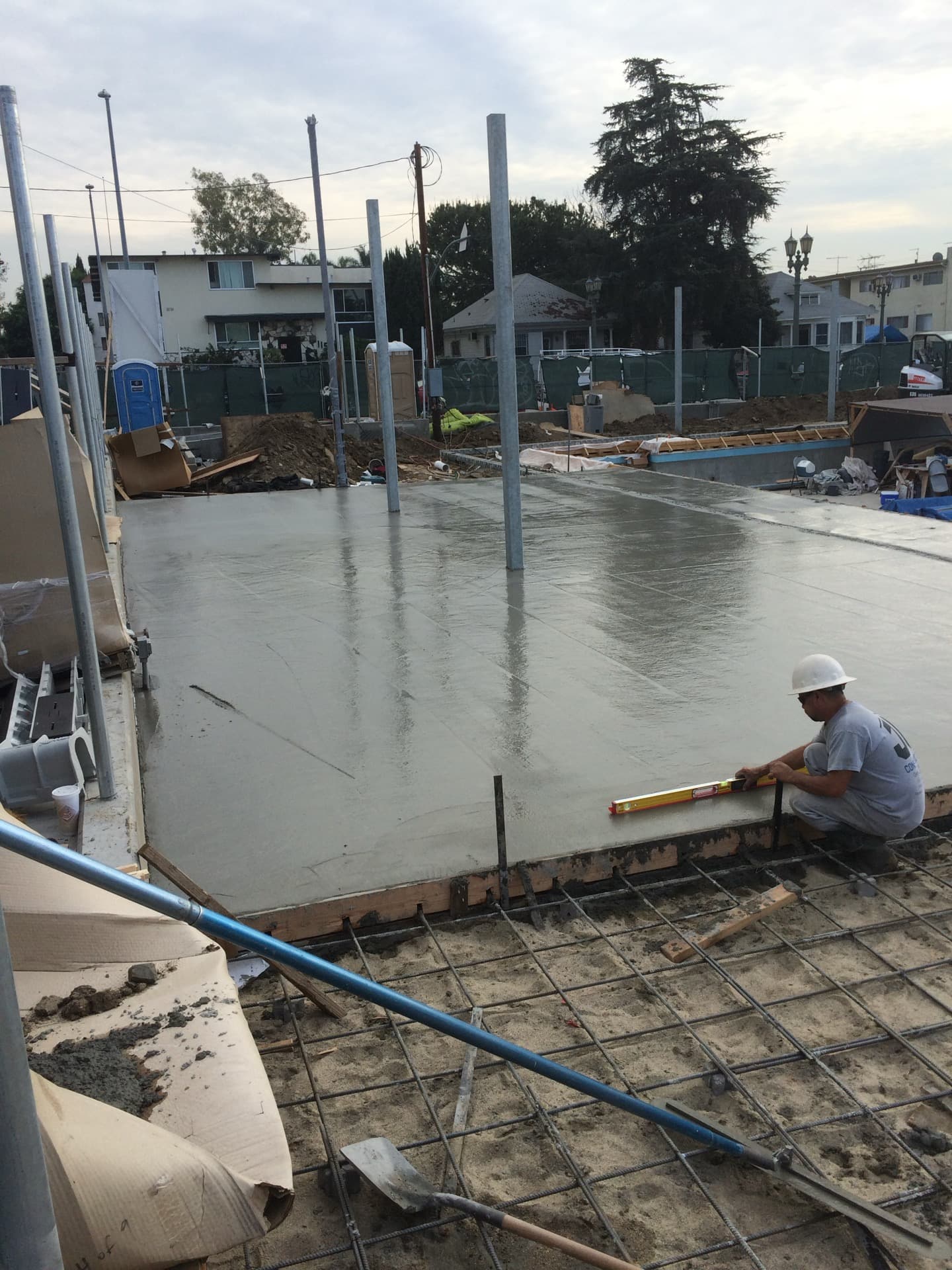 About JJ's Construction - foundation work in progress